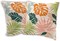 Tropical Palm Leaf Throw Pillow Cover 18x18 in,Summer Palm Decorative Pillow Cases Set of 2 for Home Living Room Bed Sofa Bedroom Decor Cases Square Outdoor